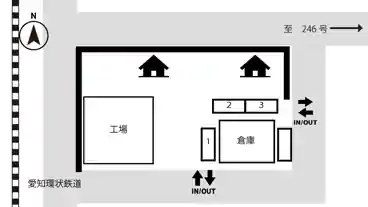 特P 八帖北町7-2駐車場の図面