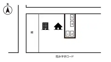 特P 【SUVまで】大久保中1丁目9−24駐車場の図面