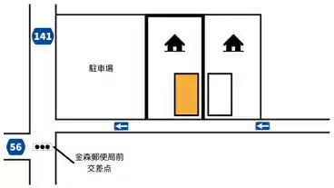 特P 金森東1-11-32-2駐車場の図面