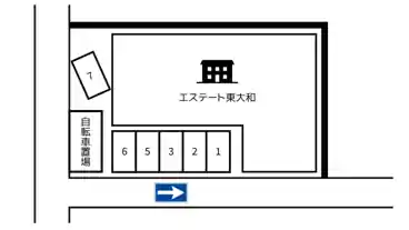 特P 《軽・コンパクト》エステート東大和駐車場の図面