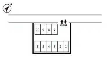 特P 共栄町２丁目２番地11駐車場の図面