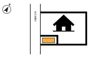 特P 氷川台1-24-9駐車場の図面