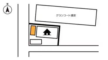 特P 堀江3-28-31駐車場の図面