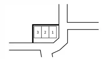 特P 大蔵司1-14-1駐車場の図面