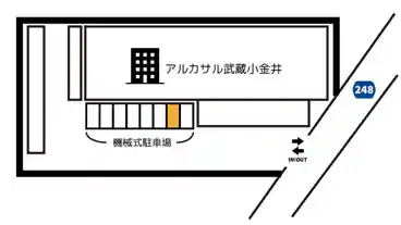 特P 浅間町3-8-40駐車場の図面