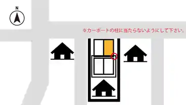 特P 赤渋町落31-2付近駐車場の図面