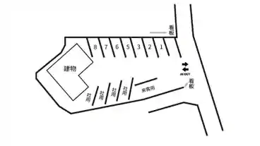 特P 植大石坂1-6駐車場の図面