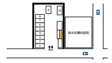 特P 《バイク》新宿町8-2駐車場の図面