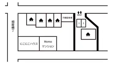 特P 稲荷町14-15駐車場の図面