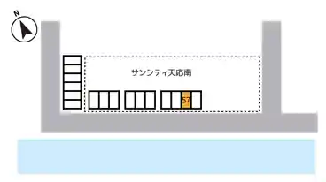 特P 天応南町11-15駐車場の図面