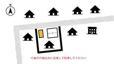 特P 【中型車まで】高橋町１－５２１付近駐車場の図面