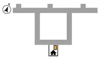 特P 若木1丁目6番13号駐車場の図面