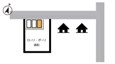 特P 太田窪1-8-5駐車場の図面