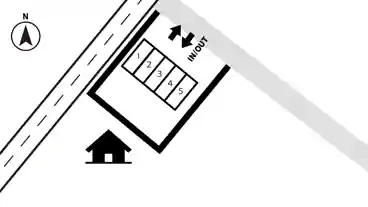 特P 河原田町2080-2駐車場の図面