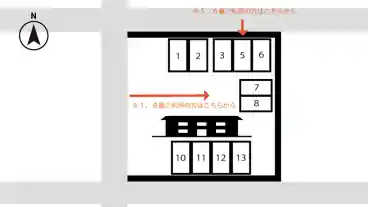 特P パークコート山吹駐車場の図面