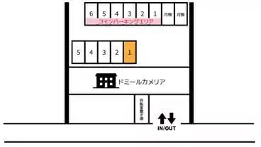 特P 東一津屋15-8駐車場の図面