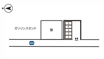 特P 【4番】中村町50番3駐車場の図面