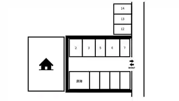 特P 【12番・13番・14番】伊岐須324-1駐車場の図面