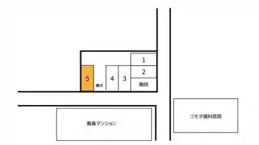 特P 《軽・コンパクト》富久町41-14駐車場の図面