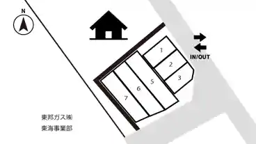 特P 【1～3番】高横須賀町葭山１０２４付近駐車場の図面