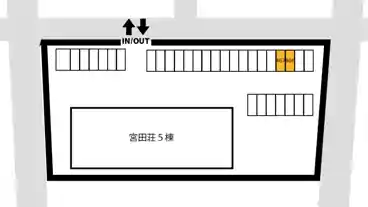 特P 【466番・467番】宮田荘駐車場の図面