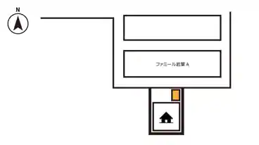 特P 《軽・コンパクト》若葉町2丁目3-39駐車場の図面