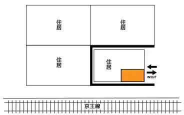 特P 南烏山3-8-13駐車場の図面