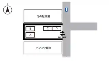 特P 伊福町青山駐車場の図面