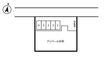 特P 中井町1-5-12 駐車場の図面