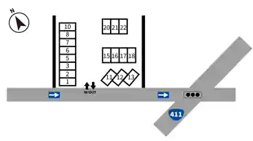 特P 大柳駐車場の図面