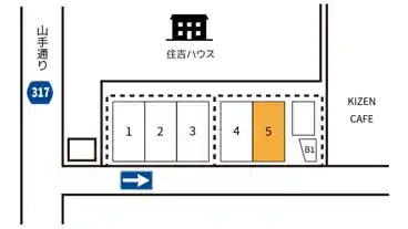 特P 【5番】ＧＫＨ臨時パーキングの図面