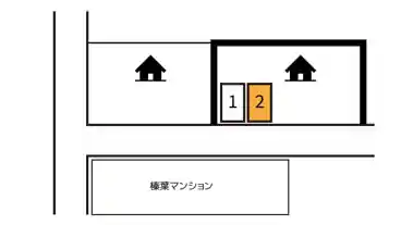 特P 西ケ原3-60-18駐車場の図面