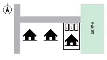 特P 中島2-2-12駐車場の図面