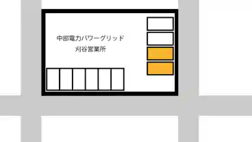 特P 中部電力ＰＧ刈谷営業所駐車場の図面