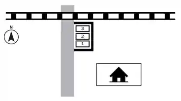 特P 長塚第一踏切駐車場の図面