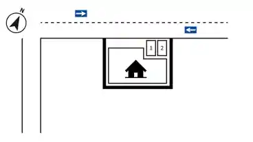 特P 城西1-2-5駐車場の図面