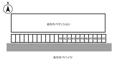 特P 若宮1-1-4駐車場の図面