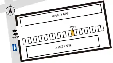 特P 【2019番】本地荘駐車場の図面