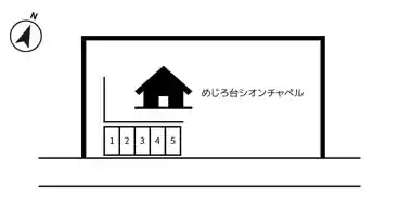 特P めじろ台4-35-19駐車場の図面