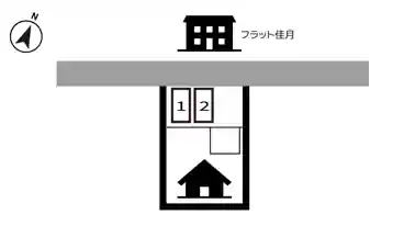 特P 北二十五条東6-1-7駐車場の図面