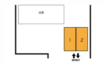 特P 落合町153-2駐車場の図面