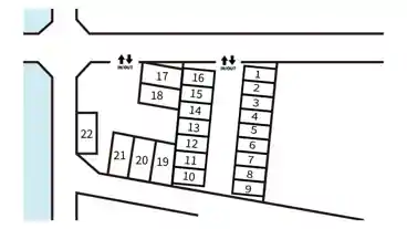 特P 【21番・22番】唐津駅南よかパーキングの図面