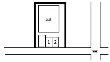 特P 《軽・コンパクト》玉鉾3-222駐車場の図面