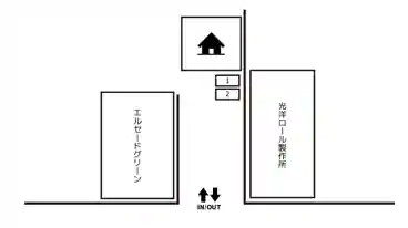 特P ≪バイク専用≫東京都大田区本羽田1-21-15駐車場の図面