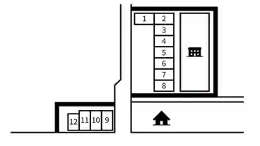 特P 中島1-12-5駐車場の図面
