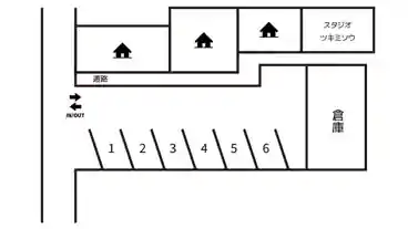 特P 岡崎天王町76−8駐車場の図面