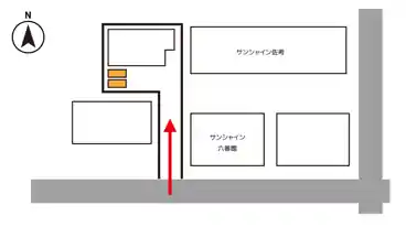 特P 六丁の目中町11-23駐車場の図面