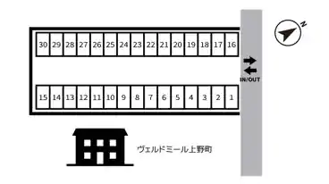 特P ヴェルドミール上野町駐車場の図面