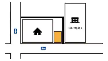 特P 《高さ制限あり》亀島2-4-13駐車場の図面