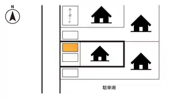 特P 桜台6-33-27駐車場の図面